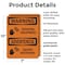 Signmission Rotating Equipment With Symbol Bilingual OSHA Warning Sign, Plastic, 7in W x 10in L, 2PK OS-2PACK-WS-P-710-L-12829 - alternate 7